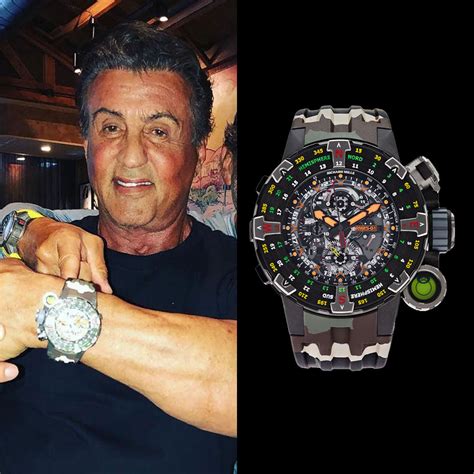 montre richard mille stallone|sylvester stallone watches.